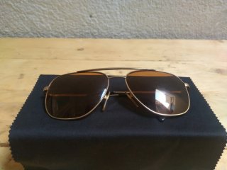 Gafas Metzler Vintage 80s Marrón/Dorado