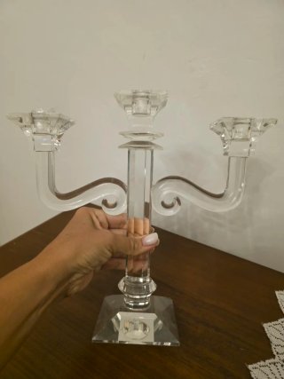 Candelabro in cristallo 3 bracci