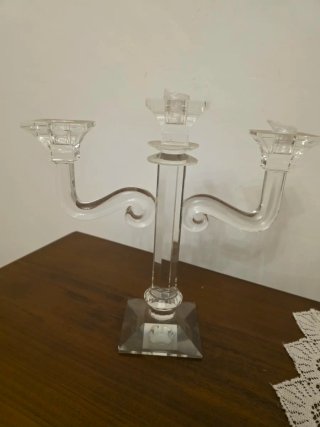 Candelabro in cristallo 3 bracci