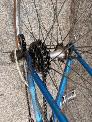 Bicicleta de carretera Orbea azul