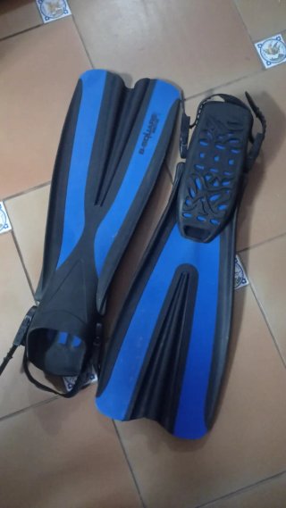 Aletas de buceo B-Square azules