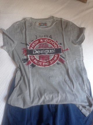 Conjunto Desigual chico camiseta y bermuda