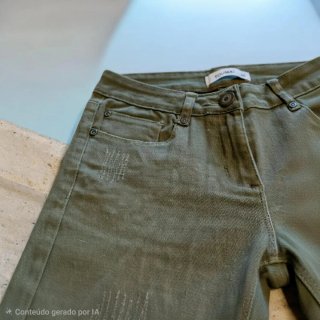 Calças Verdes Jeans