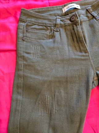 Calças Verdes Jeans
