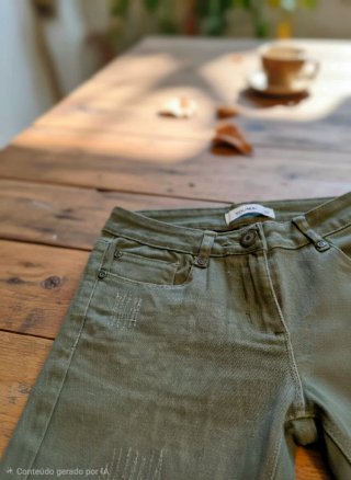 Calças Verdes Jeans