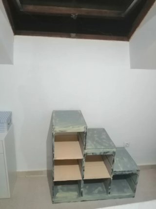 Mueble Escalera Madera Multicolor