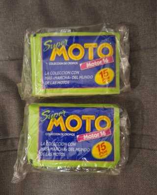 50 Sobres Cromos Super Moto