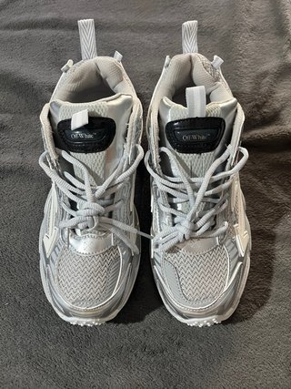 Zapatillas Off-White Be Right Back Plateadas  T42