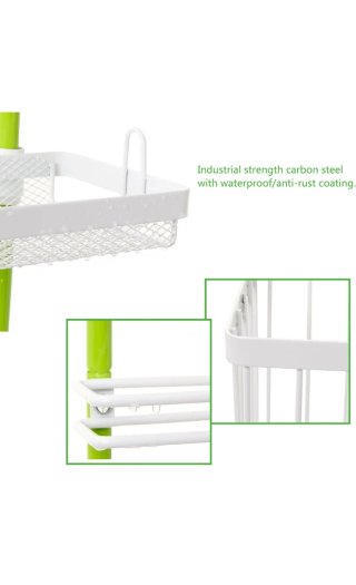 Mueble baño Lifewit verde y blanco