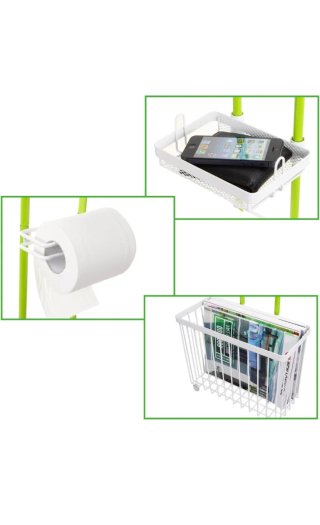 Mueble baño Lifewit verde y blanco