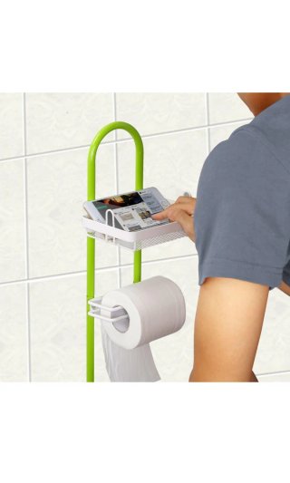 Mueble baño Lifewit verde y blanco