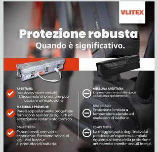 Custodia ignifuga per batteria e-bike XL