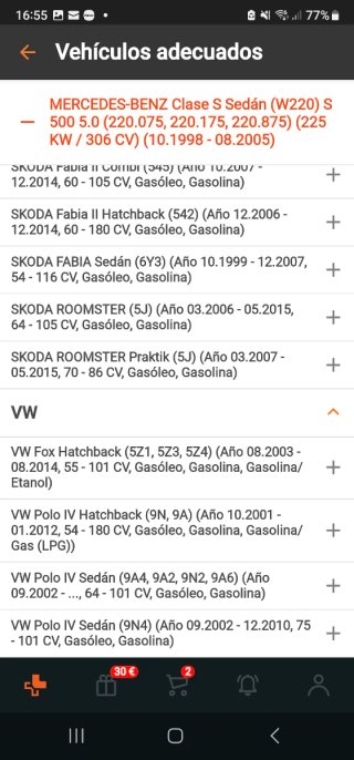 Rótula Suspensión Grupo VAG audi seat vw skoda