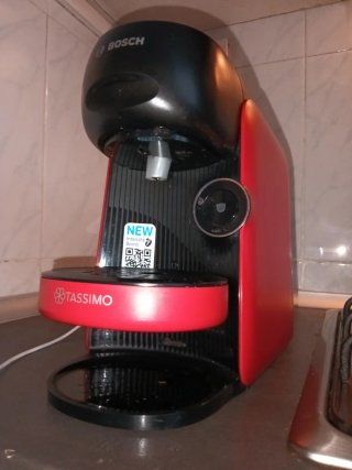 Cafetera Bosch Tassimo Roja