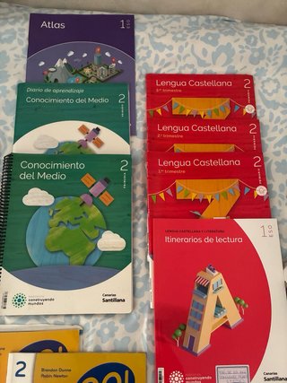 Libros primaria y 1 eso