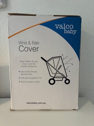 Funda lluvia carro gemelar