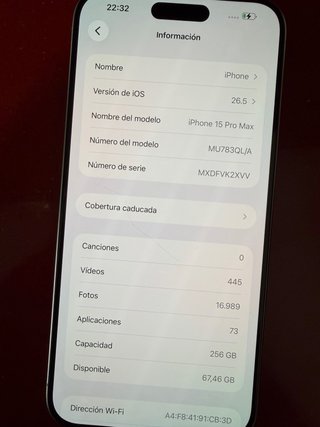 iPhone 15 Pro Max Blanco