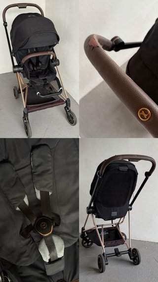 Cybex Mios Silla + Capazo + Huevito Negro