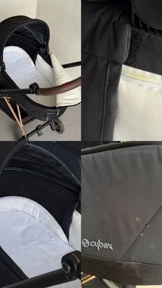 Cybex Mios Silla + Capazo + Huevito Negro