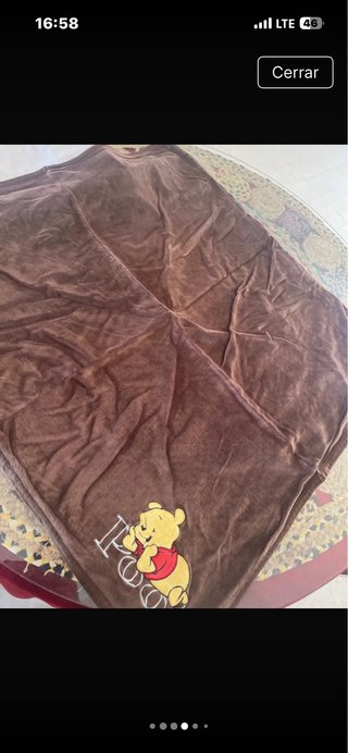 2 Fundas cambiador + Mantita Winnie the Pooh