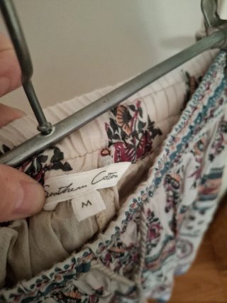 Falda larga boho estampada