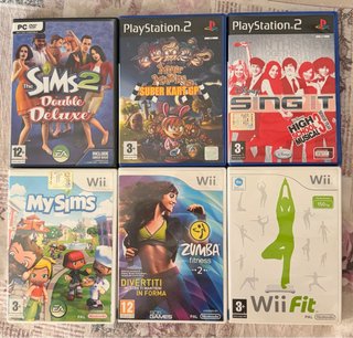 Lotto Videogiochi Wii, PS2, PC - Sims 2, MySims, Z