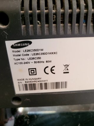 Televisor Samsung 32 Negro