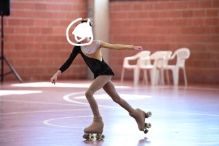 Maillot patinaje artístico talla 8
