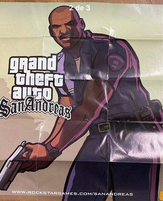 GTA San Andreas PC - Carátula, Manual y Póster