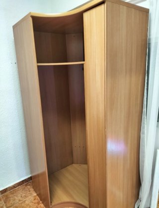 Dormitorio cama cajonera + colchón + armario