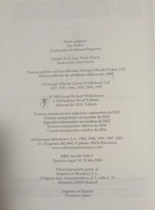 El Hobbit, o, Historia de una Ida y de una Vuelta