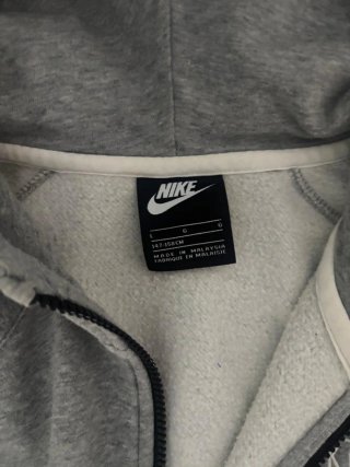 Sudadera Nike Air Gris y Negra