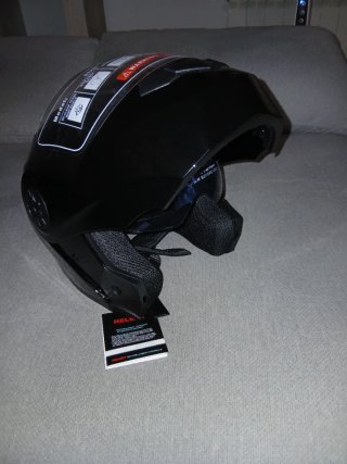 Casco de moto modular BILD negro