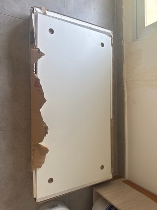 Mueble recibidor con espejo