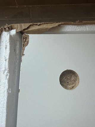 Mueble recibidor con espejo