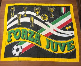Bandiera Juventus Forza Juve Trofei Calcio