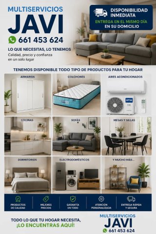 Muebles JAVI: Armarios, Sofás, Mesas