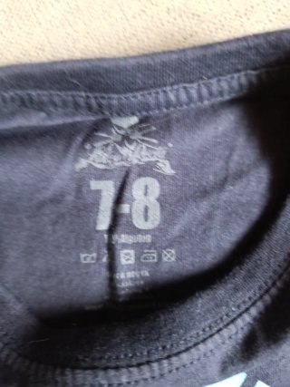 Camiseta niño negra con diseño