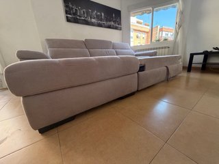 Sofá modular 6 plazas gris claro