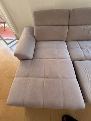 Sofá modular 6 plazas gris claro