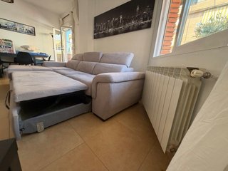 Sofá modular 6 plazas gris claro