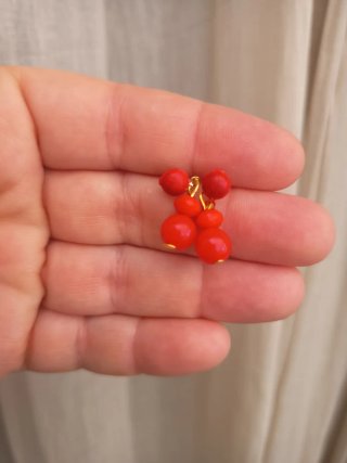 Conjunto Flamenca Niña Rojo y Dorado