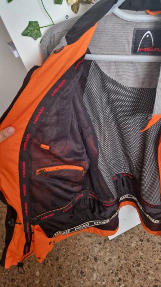 Chaqueta Esquí Head Naranja y Gris Talla L