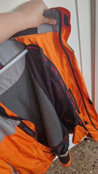 Chaqueta Esquí Head Naranja y Gris Talla L