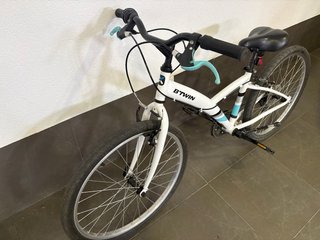 Bicicleta Infantil 24 Btwin Blanca