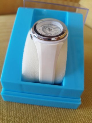 Reloj Calypso Blanco y Plateado