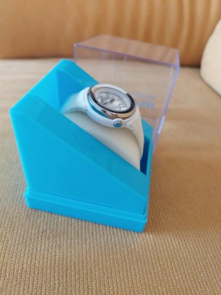 Reloj Calypso Blanco y Plateado
