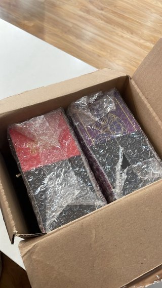 3 ETB Escarlata/Púrpura yFuegos Fantasmales