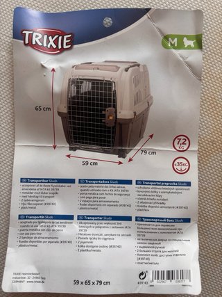 Transportín Trixie Skudo 5 IATA (1 uso)