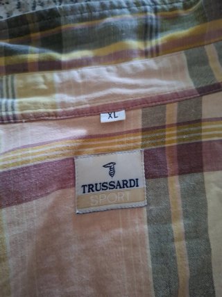 Camicia Uomo Trussardi a Quadri
